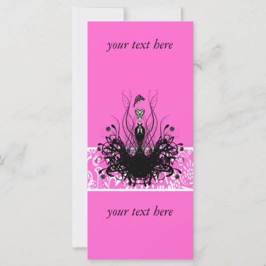 Mode Diva Uitnodigingen, Flyers en stickers (Voorkant)