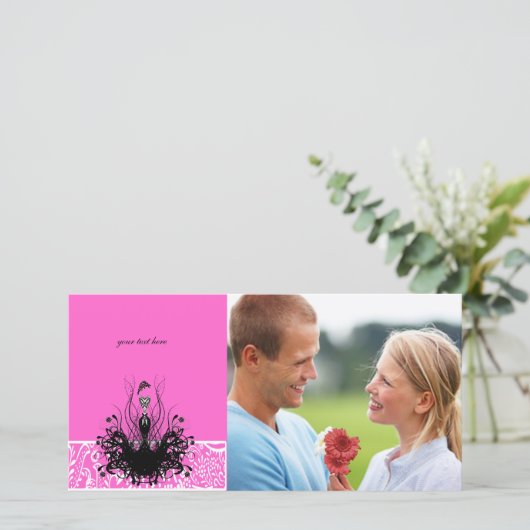 Mode Diva Uitnodigingen, Flyers en stickers (Staand voorkant)