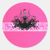 Mode Diva Uitnodigingen, Flyers en stickers (Voorkant)