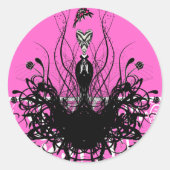 Mode Diva Uitnodigingen, Flyers en stickers (Voorkant)