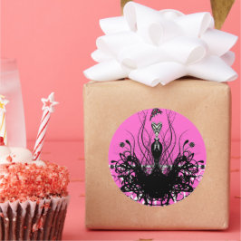 Mode Diva Uitnodigingen, Flyers en stickers