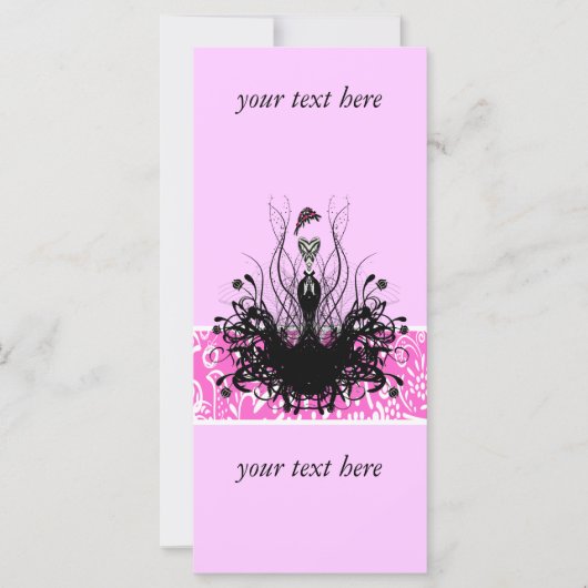 Mode Diva Uitnodigingen, Flyers en stickers (Voorkant)