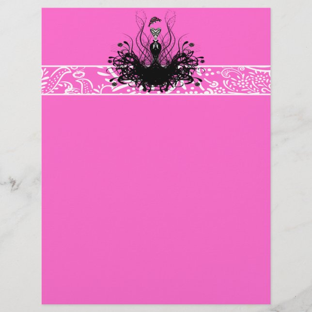 Mode Diva Uitnodigingen, Flyers en stickers (Voorkant)