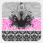 Mode Diva Uitnodigingen, Flyers en stickers (Voorkant)