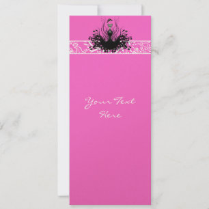 Mode Diva Uitnodigingen, Flyers en stickers Kaart