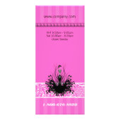 Mode Diva Uitnodigingen, Flyers en stickers Reclamekaart (Achterkant)