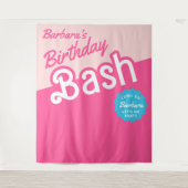 Mode Doll Verjaardagsfeestje Wandkleed (Voorkant)