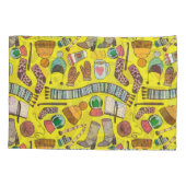 Mode: Doodle schetspatroon. Kussensloop (Achterkant)