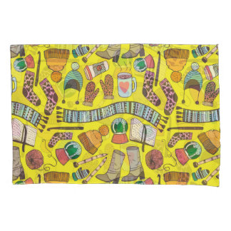 Mode: Doodle schetspatroon. Kussensloop