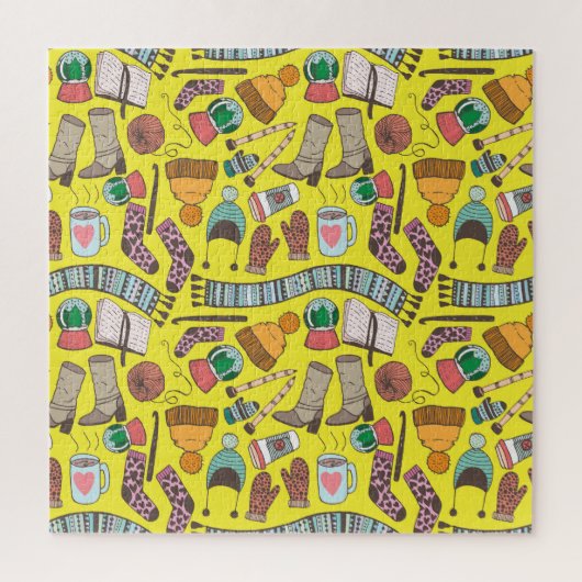 Mode: Doodle schetspatroon. Legpuzzel (Verticaal)