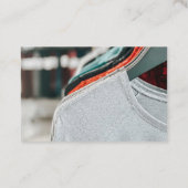 Mode Draag Kledingverandering Visitekaartje (Achterkant)