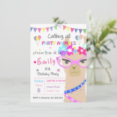 Mode drama llama kaart (Staand voorkant)