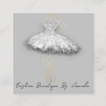 Mode Dress Logo QR-code Silver Grey Gold Body