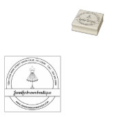 Mode dress Mannequin Sewing Rubberstempel (Gestempeld)
