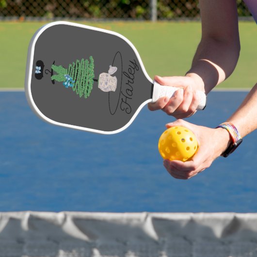 Mode Dress Topiary Chinoiserie Ginger Jar Pickl Pickleball Paddle (Insitu)