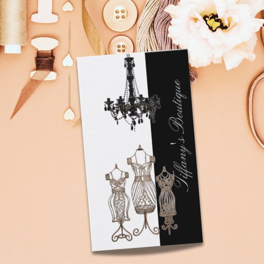 Mode Dressmaker Mannequin Naaien Stylist Visitekaartje