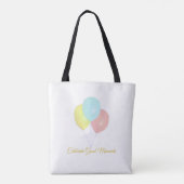 Mode Drie Ballonnen Boodschappentas Tote Bag (Achterkant)