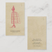 Mode  drukkracht Koel Roze vlakte Eenvoudig Visitekaartje (Voorkant / Achterkant)