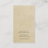 Mode  drukkracht Koel Roze vlakte Eenvoudig Visitekaartje (Achterkant)