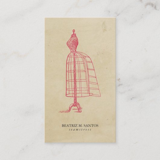 Mode  drukkracht Koel Roze vlakte Eenvoudig Visitekaartje (Voorkant)