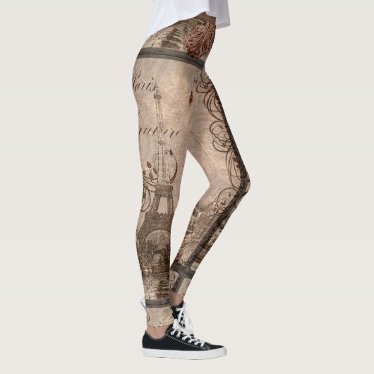Mode Eiffel Tower Legging Parijs Couture Woman (Rechts)