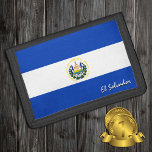 Mode El Salvador, patriotten in El Salvador Drievoud Portemonnee<br><div class="desc">Mode El Salvador en El Salvador - hou van mijn land,  reiscadeaus,  verjaardag van opa,  nationale patriotten/sportfans</div>