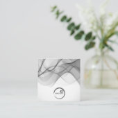 Mode Elegant Modern Visitekaartje Trendy Square (Staand voorkant)