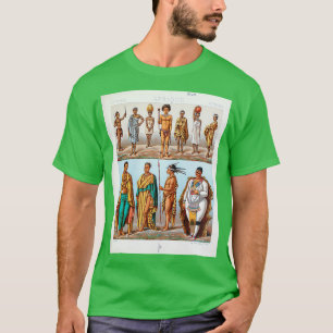 Mode en accessoires van het oude Afrikaanse tribaa T-shirt