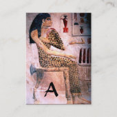 MODE EN BEAUTY ANTIEK EGYPTE MONOGRAM roze Visitekaartje (Achterkant)