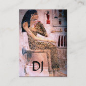 MODE EN BEAUTY VAN ANTIEK EGYPTE MONOGRAM VISITEKAARTJE (Achterkant)