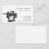 Mode en kleding visitekaartje (Voorkant / Achterkant)