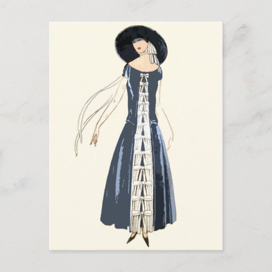mode en Pet voor vrouwen in de jaren 20 Briefkaart (Voorkant)