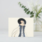 mode en Pet voor vrouwen in de jaren 20 Briefkaart (Staand voorkant)