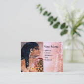 MODE EN SCHOONHEID VAN HET OUDE EGYPTE VISITEKAARTJE (Staand voorkant)