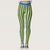 Mode en sport van Oekraïense en Oekraïense vlag Leggings (Voorkant)