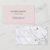 Mode en stijl bloggen, zakelijk, sociale media visitekaartje (Voorkant / Achterkant)