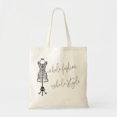 Mode en stijl | Canvas tas begroting (Voorkant)