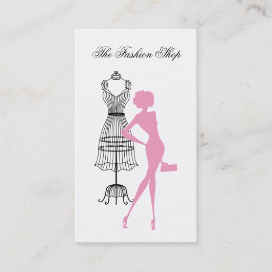 Mode en stijlvol Visitekaartje (Voorkant)