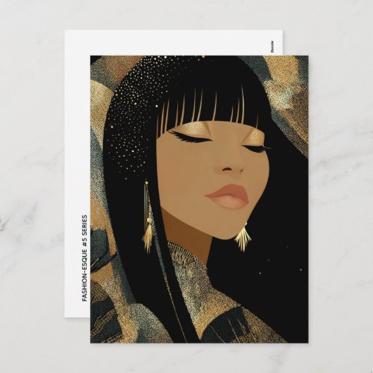 MODE-ESQE # 5 FEESTDAGENKAART (Voorkant / Achterkant)