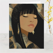 MODE-ESQE # 5 KAART (Gele Bloem)