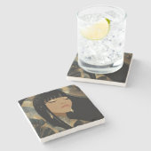 MODE-ESQE # 5 STENEN ONDERZETTER (Zijkant)