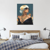 MODE- ESQUE #1 CANVAS AFDRUK (Insitu (Slaapkamer))