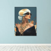 MODE- ESQUE #1 CANVAS AFDRUK (Insitu (Houten vloer))