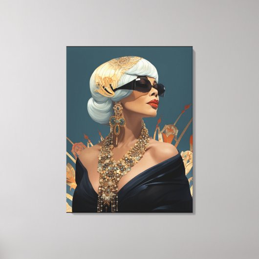 MODE- ESQUE #1 CANVAS AFDRUK (Voorkant)