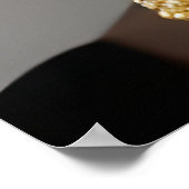 Mode Exotic African gold Black juwelier Poster (Hoek)