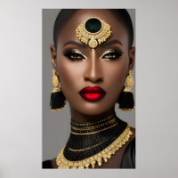 Mode Exotic African gold Black juwelier