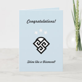 Mode felicitaties kaart