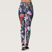 Mode flesvormig vlakpatroon leggings (Achterkant)