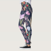 Mode flesvormig vlakpatroon leggings (Links)