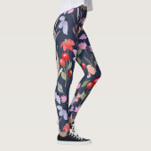 Mode flesvormig vlakpatroon leggings (Rechts)